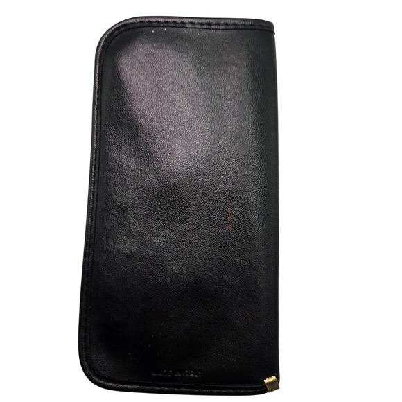 Gianni Versace Vintage Black Leather Medusa Head Eyewear Sunglasses Case Italy - Picture 2 of 7